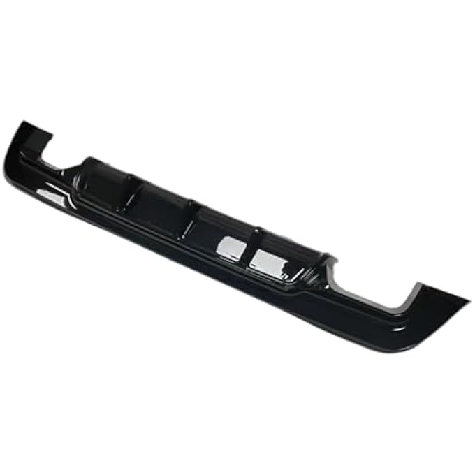 KUBYMOTO Car Rear Bumper Diffuser Lip Kit for BMW E60 E61 M Tech 2004-2010 Glossy Black - Image 3