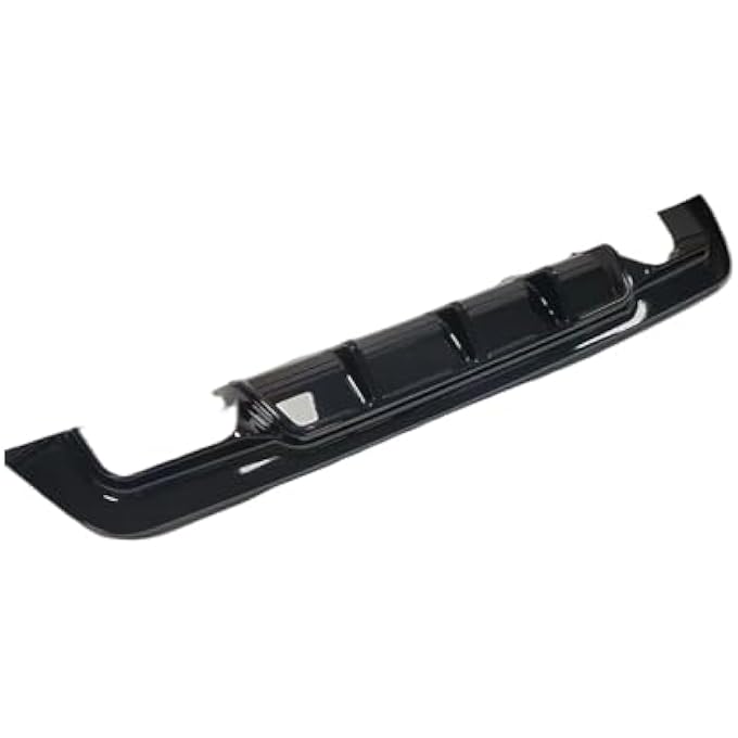 KUBYMOTO Car Rear Bumper Diffuser Lip Kit for BMW E60 E61 M Tech 2004-2010 Glossy Black - Image 2