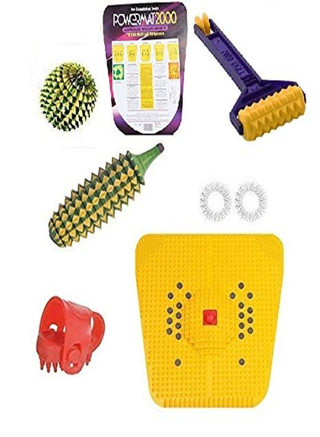 ACi Acupressure Bio-Magnetic Foot Mat for Stress and Pain relief With Acupressure Tools Combo Kit - Image 1