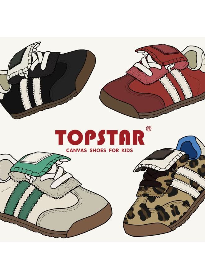 Topstar Kids Sports Shoes 26 Spring New Boys Durable Running Shoes Girls Casual Outdoor Training Shoes Black Size 25 - Image 3