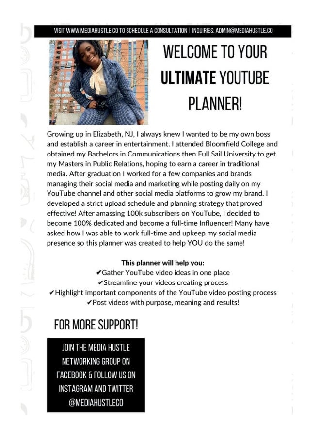 Media Hustle YouTube Planner - Edition 1 [Enhanced]: YouTube Planner  - Image 2