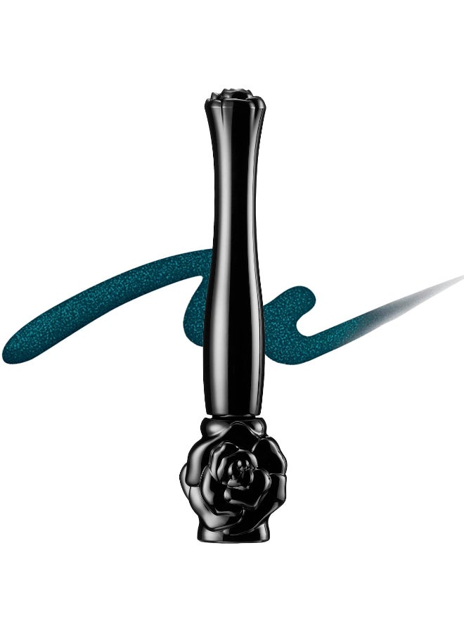 ANNA SUI Perfect Eyeliner Navy Black Glossy Shine Creates Impact Eyes SmudgeProof LongLasting Easily Removed 002 Mysterious Black 013 fl oz - Image 2
