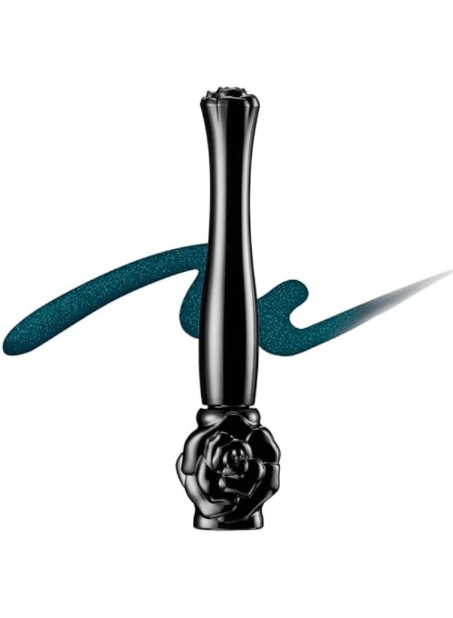 ANNA SUI Perfect Eyeliner Navy Black Glossy Shine Creates Impact Eyes SmudgeProof LongLasting Easily Removed 002 Mysterious Black 013 fl oz - Image 1