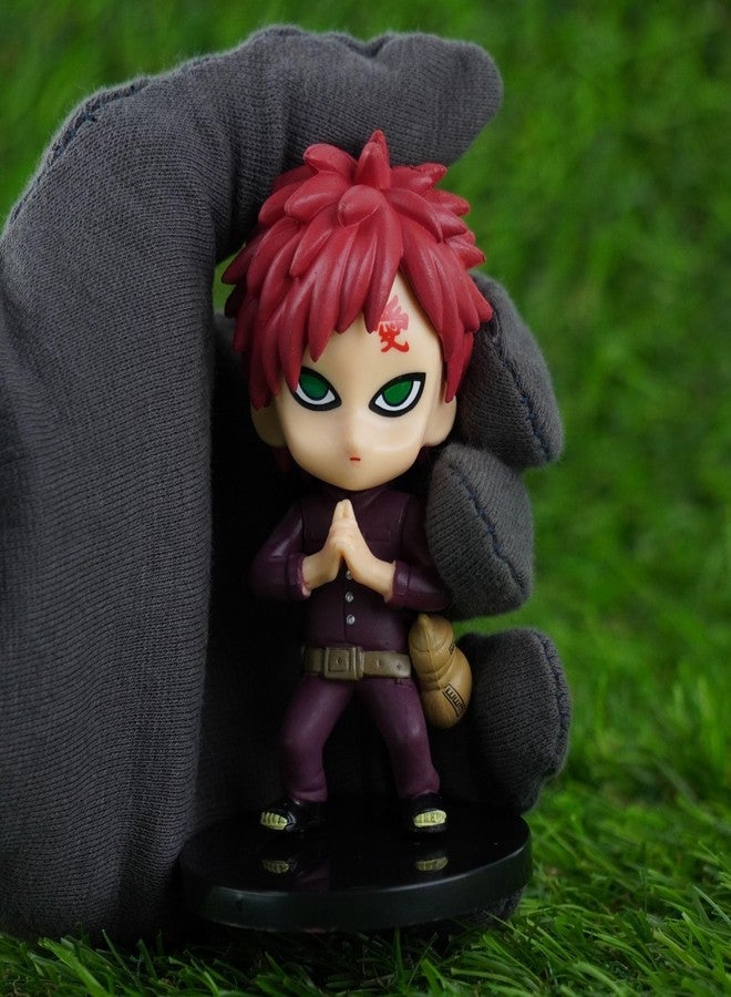 Offo Gaara Action Figure – Naruto Anime PVC Collectible Statue for Car Dashboard, Home Décor, Office Desk & Study Table | Detailed Figurine Gift for Fans - Image 4