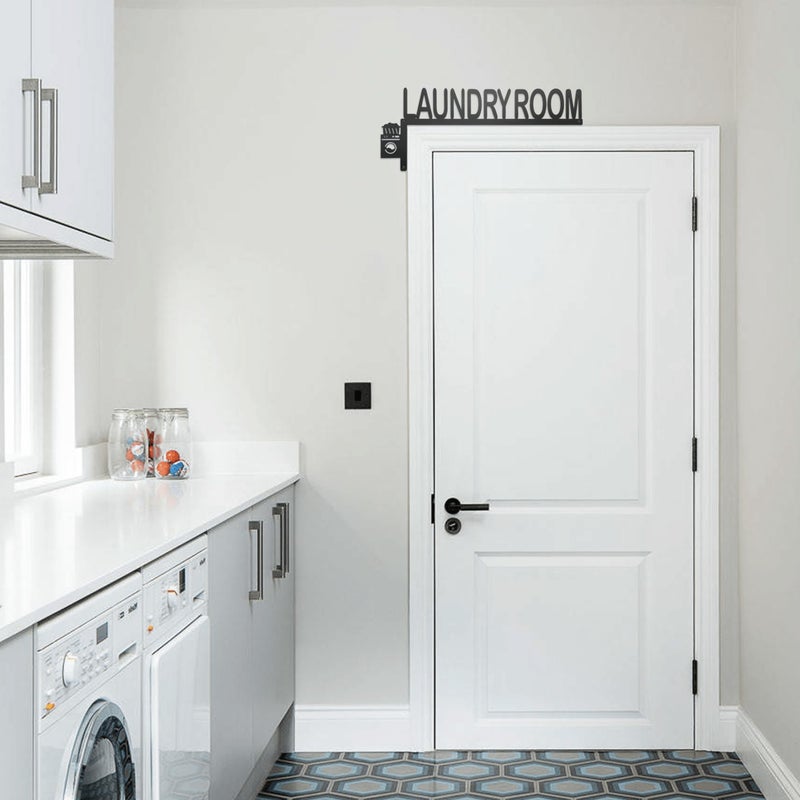 Natrlart Laundry Room Sign - 14x5.7x0.04 Inches, Durable and Versatile Laundry Room Decor, Door Frame Accessoryï¼ˆleftï¼‰ - Image 4