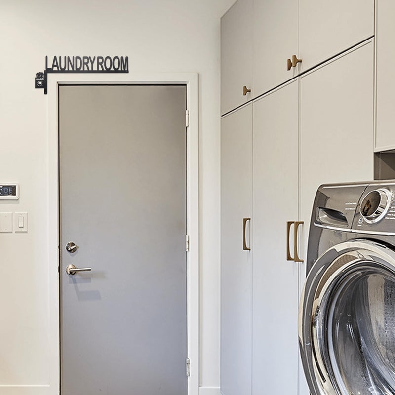 Natrlart Laundry Room Sign - 14x5.7x0.04 Inches, Durable and Versatile Laundry Room Decor, Door Frame Accessoryï¼ˆleftï¼‰ - Image 5