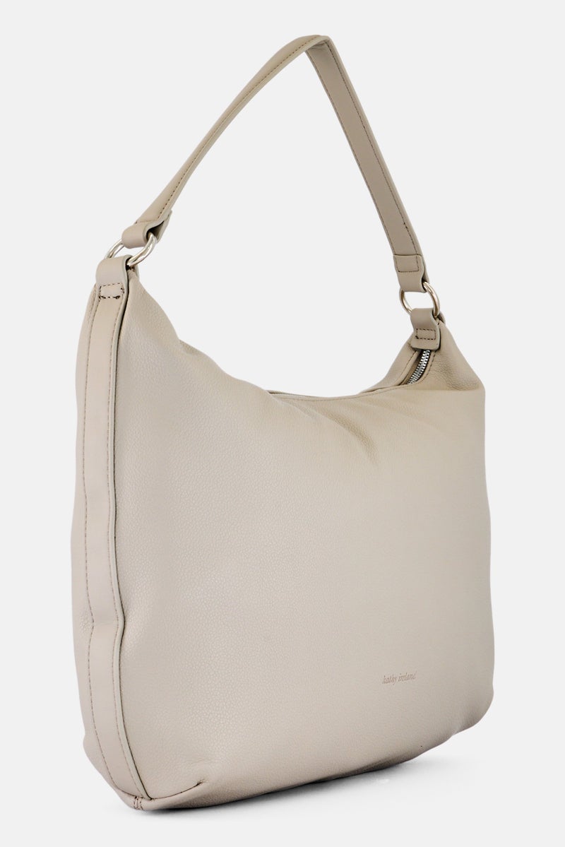 Kathy Ireland Women Brand Logo Shoulder Bag, Grey - Image 2