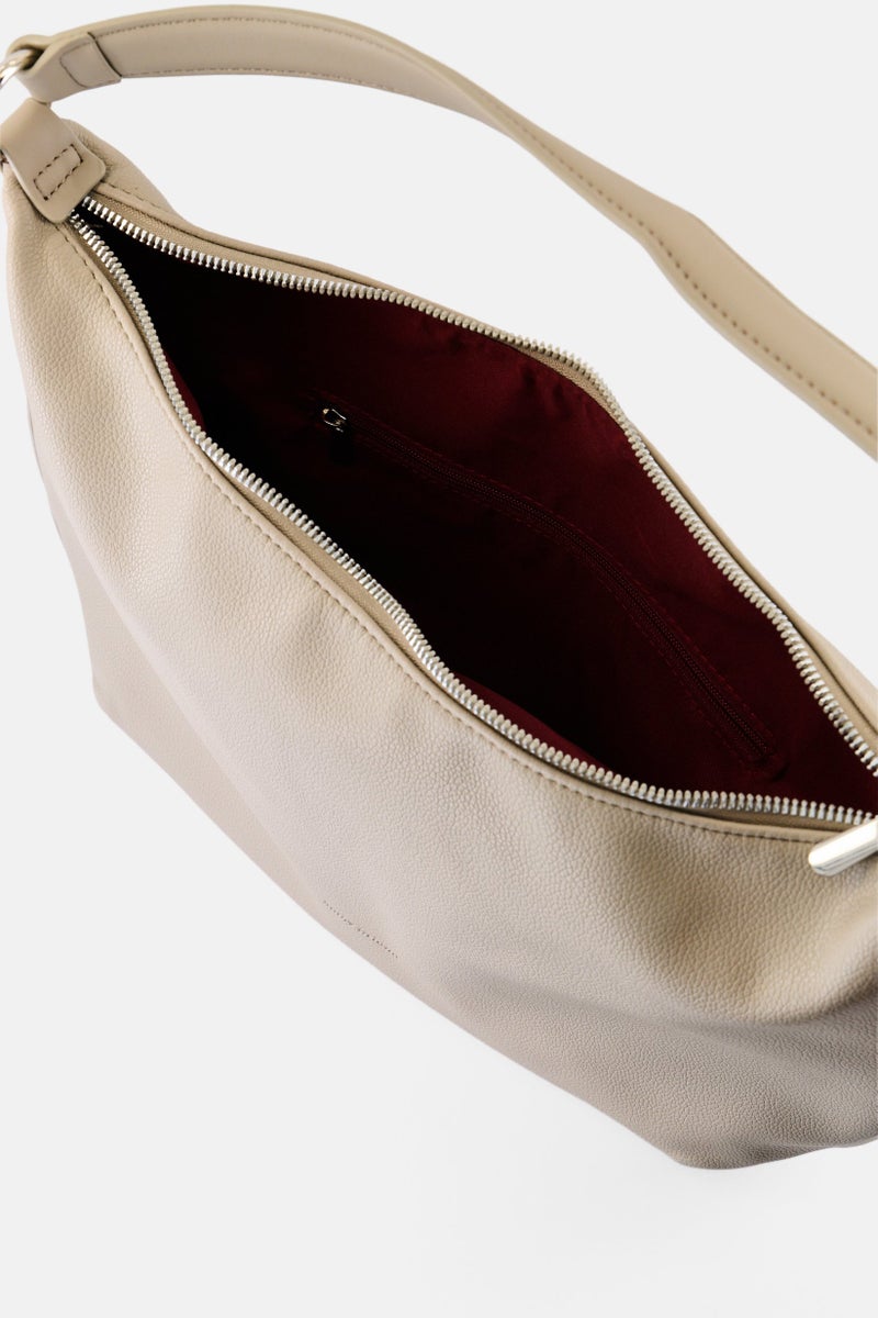 Kathy Ireland Women Brand Logo Shoulder Bag, Grey - Image 4