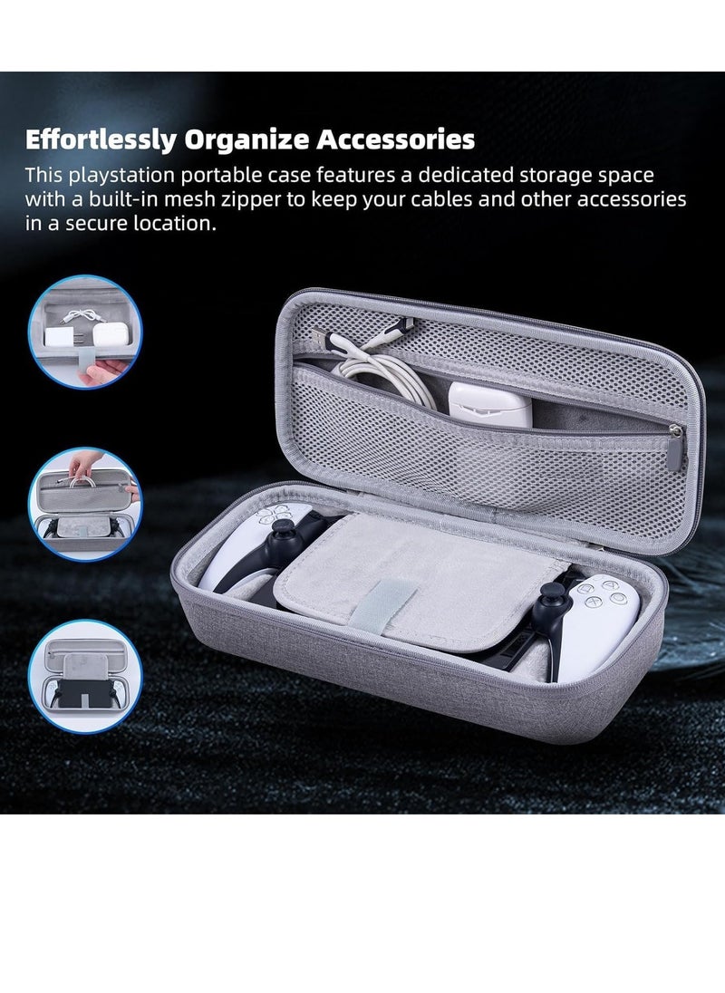 XICEN Shockproof Carrying Case for PS5 Portal, Portable Handheld Storage Box with Built in Screen Protector, Anti Collision Bag for PlayStation 5 Portal, Suitable for Travel and Daily Use.  - Image 5