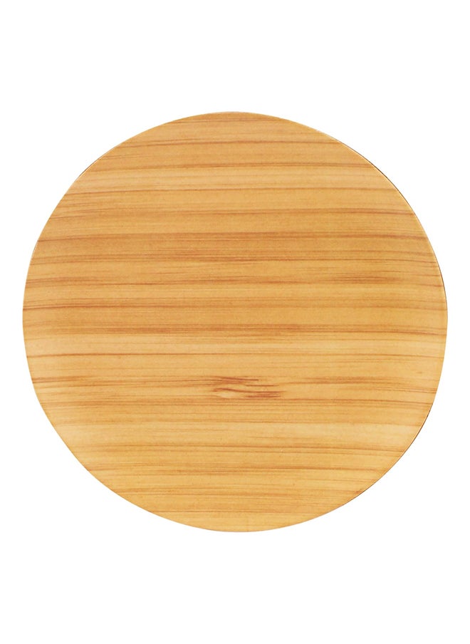 CUISINEART - Cuisine Art Bamboo Fibre Plate 25cm, Dishwasher Safe - Reusable Unbreakable Light Weight Eco-Friendly – Outdoor Camping Dishes, BD-BF-60 - Image 1