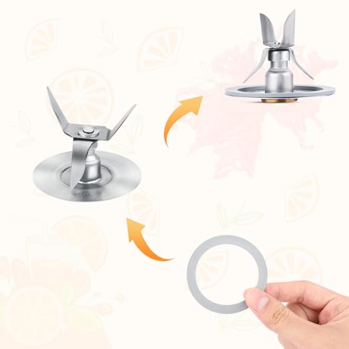 NQEUEPN 4pcs Blender Gasket for Oster, Blender Gasket O-Ring Rubber Seal Ring Replacement Parts Accessories Compatible with Oster and Osterizer Blender - Image 5