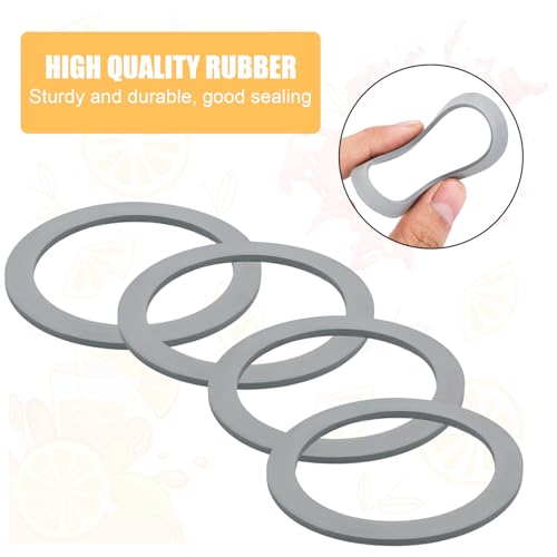 NQEUEPN 4pcs Blender Gasket for Oster, Blender Gasket O-Ring Rubber Seal Ring Replacement Parts Accessories Compatible with Oster and Osterizer Blender - Image 4