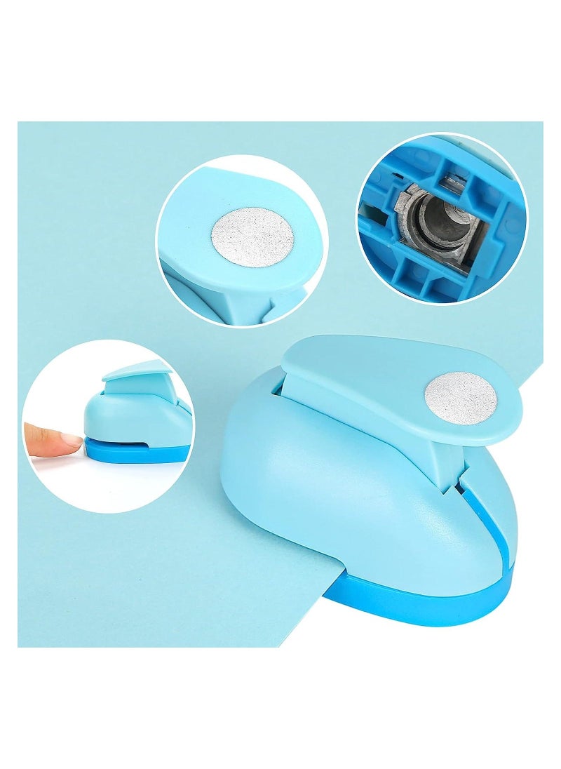 Excefore - Paper Punch 3 PCS Hole Punch Shapes Hole Puncher for Crafts Paper Punches Decorative Snowflake Star Circle Hole Puncher for Crafting Scrapbook Nail Designs - Image 1