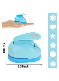 Excefore Paper Punch 3 PCS Hole Punch Shapes Hole Puncher for Crafts Paper Punches Decorative Snowflake Star Circle Hole Puncher for Crafting Scrapbook Nail Designs  - Image 5
