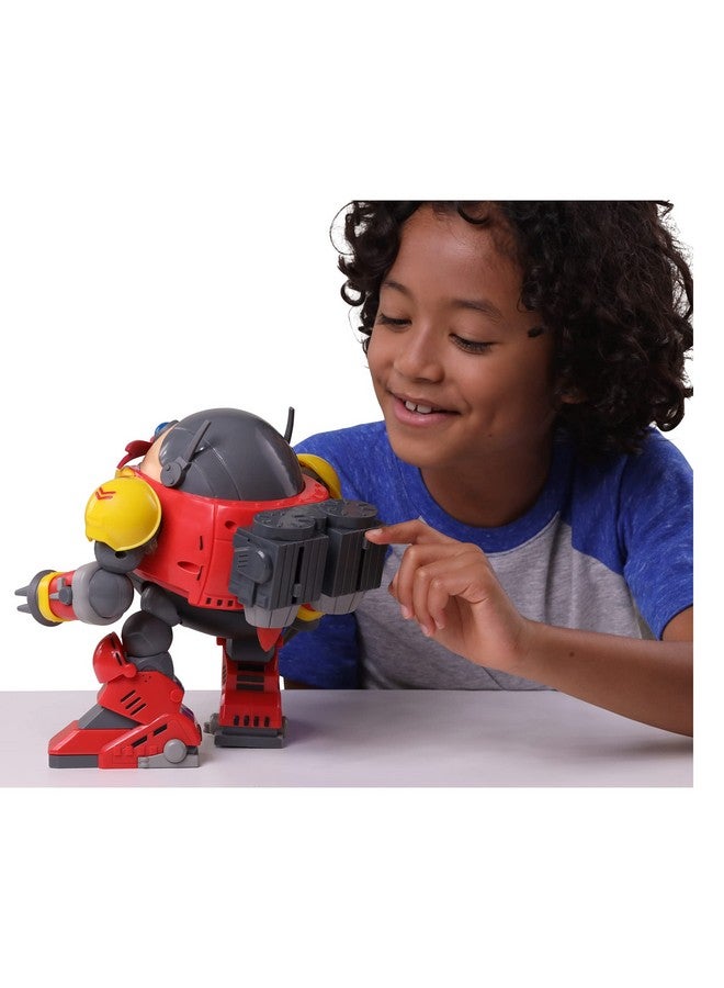 Sonic The Hedgehog مجموعة معركة روبوت إيغمان العملاق من سونيك ذا هيدجهوج مع قاذفة - Image 2