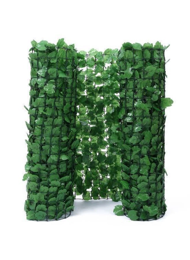 ناما شاشة على شكل لبلاب لحماية خصوصية الشرفة من زدلسيوس 3 متر × 1 | بدون ثقب | حماية الرياح للشرفة والحديقة والفناء | ستارة الخصوصية للحديقة حاجز أسوار زخرفية - Image 1