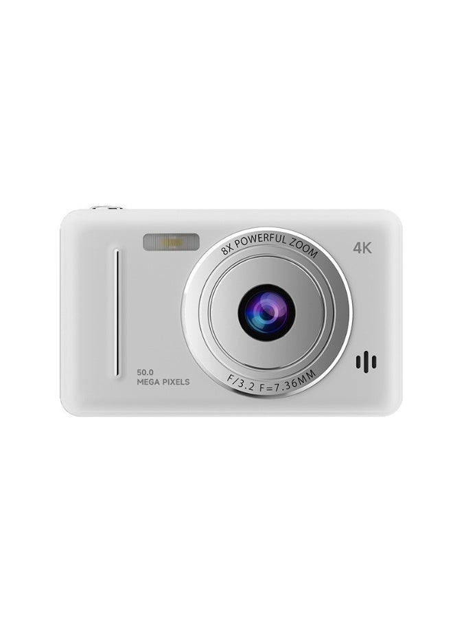 Kids 4K Digital Camera for Boys Girls, Mini Photo Video Camera with 2.4 Inch LCD Screen, 8X Zoom, Portable Camera for Travel, Outdoor & Birthday Gift - Image 1
