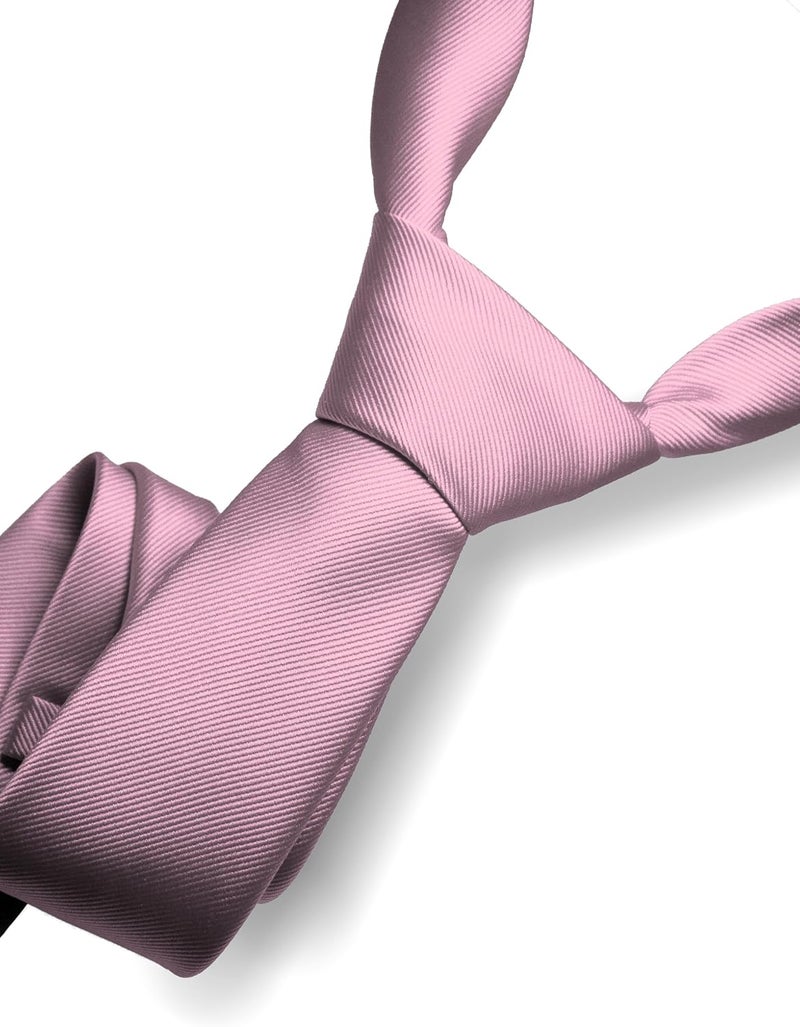 RBOCOTT Solid Color Tie Formal Necktie for Men - Image 2