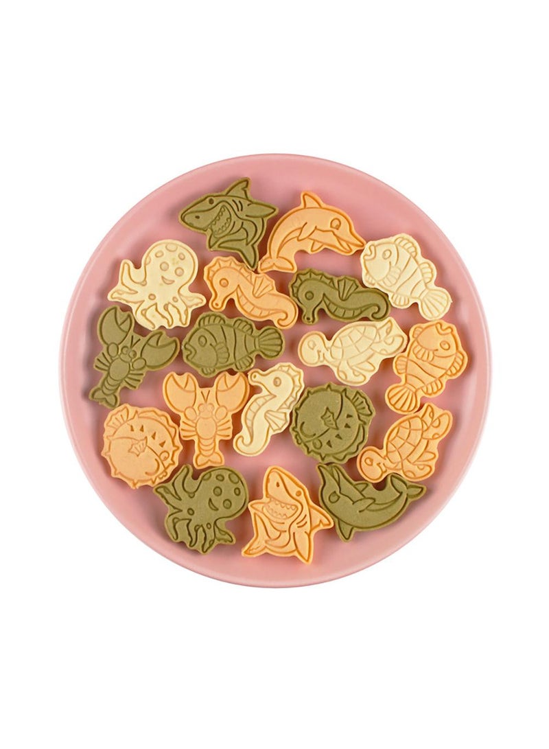 Sweet seven 8pc 3D Animal Cookie Cutters and Stampers Set - Unique Shapes for Memorable Treats - Great for Kids' Parties and Holidays - Image 4
