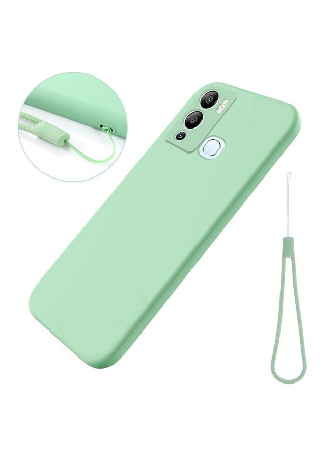 اس-توب جراب لهاتف Infinix Hot 12i مصنوع من السيليكون السائل المقاوم للصدمات بلون نقي - Image 5