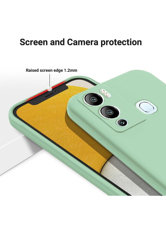 اس-توب جراب لهاتف Infinix Hot 12i مصنوع من السيليكون السائل المقاوم للصدمات بلون نقي - Image 3