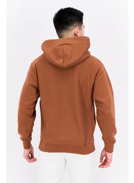 Champion Men Sportswear Fit Long Sleeves Outdoor Hoodies, Brown  - Image 3