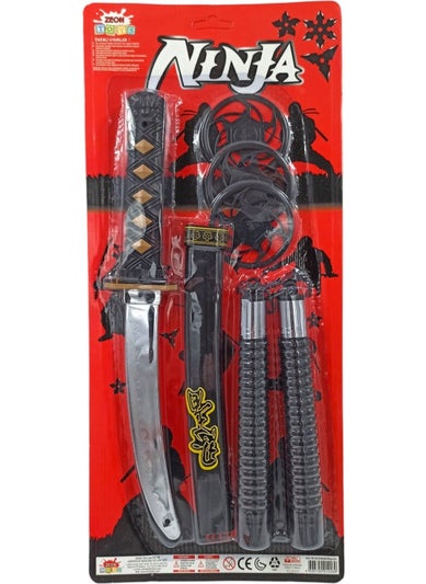 PopŞeker PopSugar Toy Ninja Samurai Sword and Nunchucks Samurai Sword  - Image 1