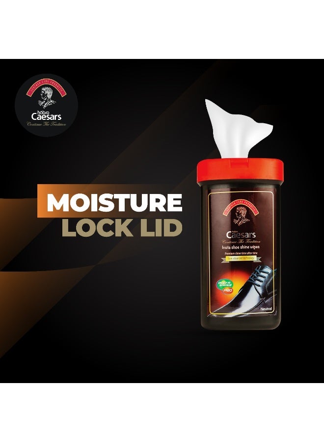 Caesars Insta Shoe Shine Wipes - Image 2