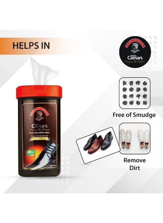 Caesars Insta Shoe Shine Wipes - Image 5