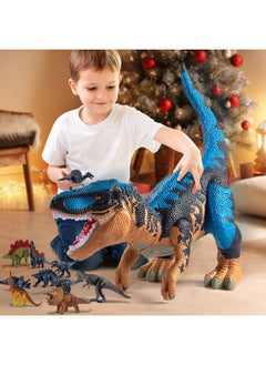 Large Dinosaur Toys For Kids 3+ And Toddlers Jumbo Tyrannosaurus Rex With Mist Spray Light Up And Roaring Sounds One Big Hollow Trex Stored With 4 Handpainted Dinosaurs And 6 Mini Dinos - pzsku/ZF252CFABC3B270D0D96AZ/45/_/1697273488/1baaced7-946b-49e5-a926-7faecd106149