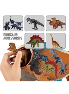 Large Dinosaur Toys For Kids 3+ And Toddlers Jumbo Tyrannosaurus Rex With Mist Spray Light Up And Roaring Sounds One Big Hollow Trex Stored With 4 Handpainted Dinosaurs And 6 Mini Dinos - pzsku/ZF252CFABC3B270D0D96AZ/45/_/1697273494/d9c47eb2-80af-4b32-9c27-3a3c80d2348c