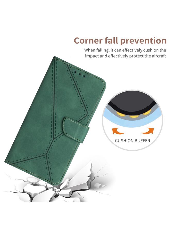 Zaboon Case For Google Pixel 7a Stitching Embossed Leather Phone Case - Image 4