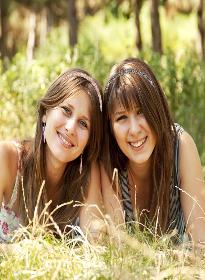 Cinaci 6 Pack Decorative Sparkly Glitter Crystal Rhinestone Headbands Bling Beaded Hair Bands Accessories for Women Girls - Image 4