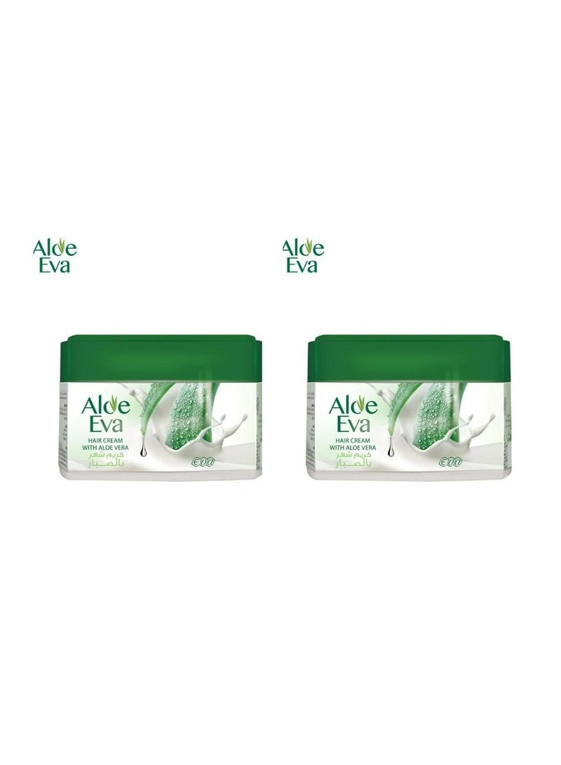 Eva 2-Piece Set Hair Cream With Aloe Vera 2 X 85G - Image 2