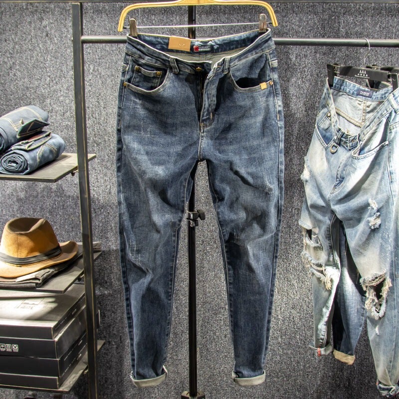 Unisex Classic Denim Jeans Loose Fit Daily Outdoor Wear - Image 2
