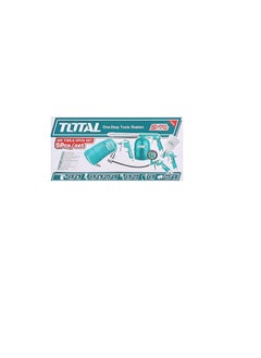 TOTAL Total Air Tools 5PCS Set (TATK053) – Professional Air Tool Kit with Recoil Hose, Air Blow Gun, Air Spray Gun, Air Washing Gun & Tire Inflating Gun for Automotive, Painting & Cleaning – Europe Type Connector  - Image 3