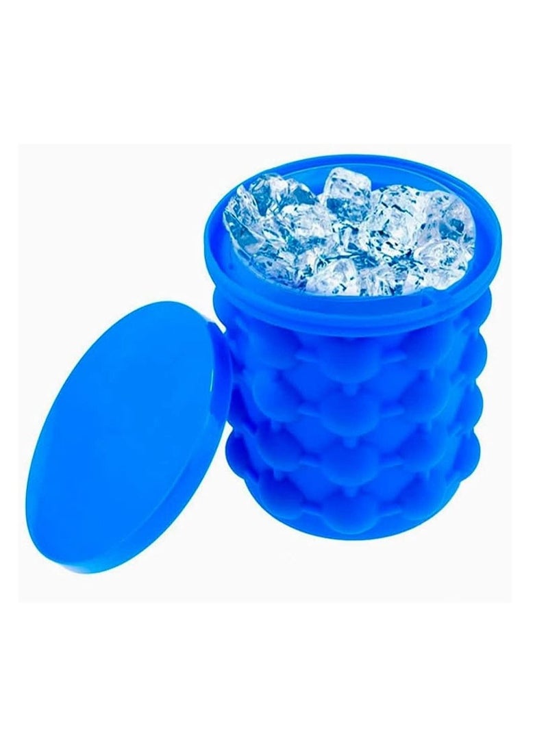 AMM Ice Cube Maker Revolutionary Space Saving Ice-Ball Makers Bucket Party Drink Silicone Trays Mold Kitchen Tools  Cocktail Beverages  - Image 1