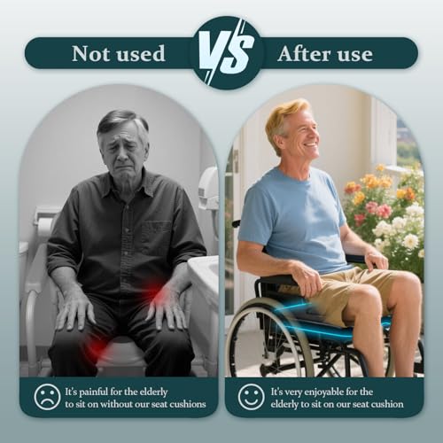 ZXMOBY PU Commode Seat Cushion Universal Fit Toilet Chair, Sponge Padded Soft Pad for Bedside Commode Seat,with Two White Snaps and Screws. Commode Chair, Cover Shower Wheelchair - Image 4