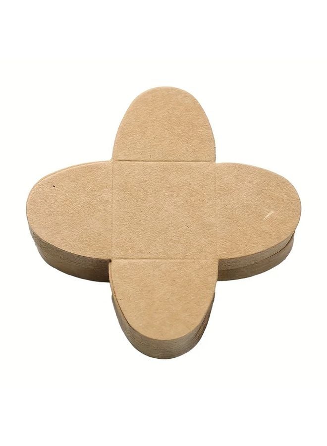 Brown Paper Flower Tray 50pcs For Floral Arrangement Gift Presentation Wedding Event - Image 1