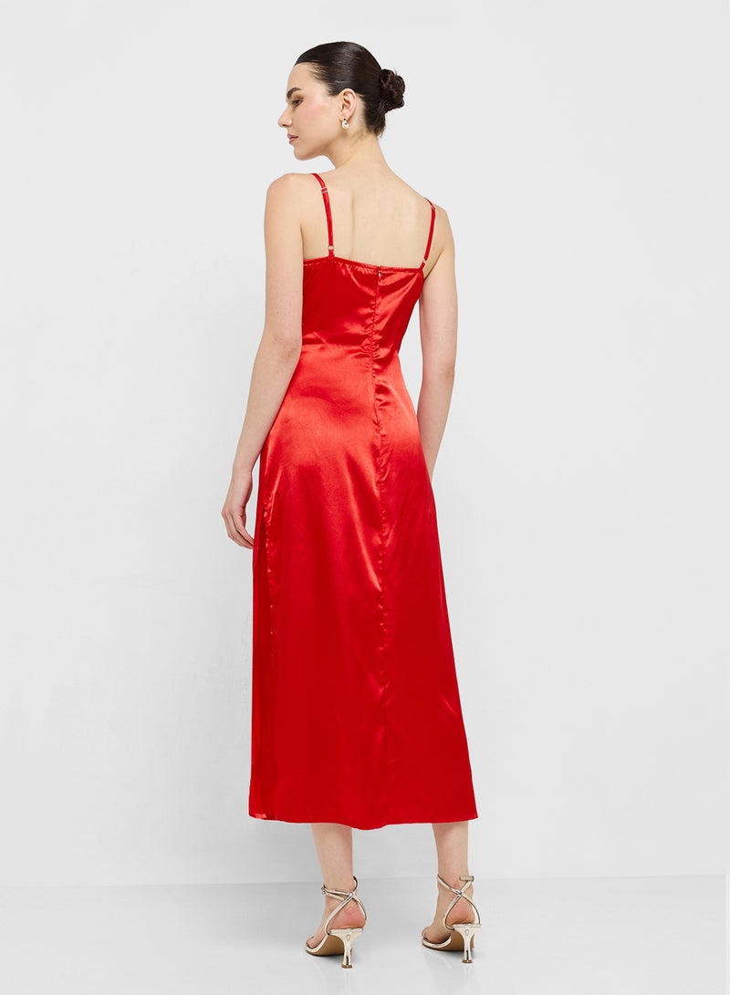 Ginger Satin Slip Dress  - Image 2