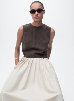 Lyocell Top With Buttons On The Back