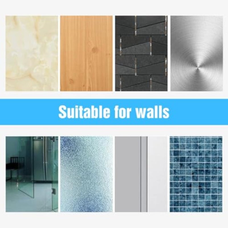 Drill Free Adhesive Hooks, 2024 New Reusable Adhesive Wall Mount Screw Hooks, Picture Hangers Without Nails, Nail Free Wall Hangers for Wall Mount, Kitchen, Bathroom 20 PCS - Image 5
