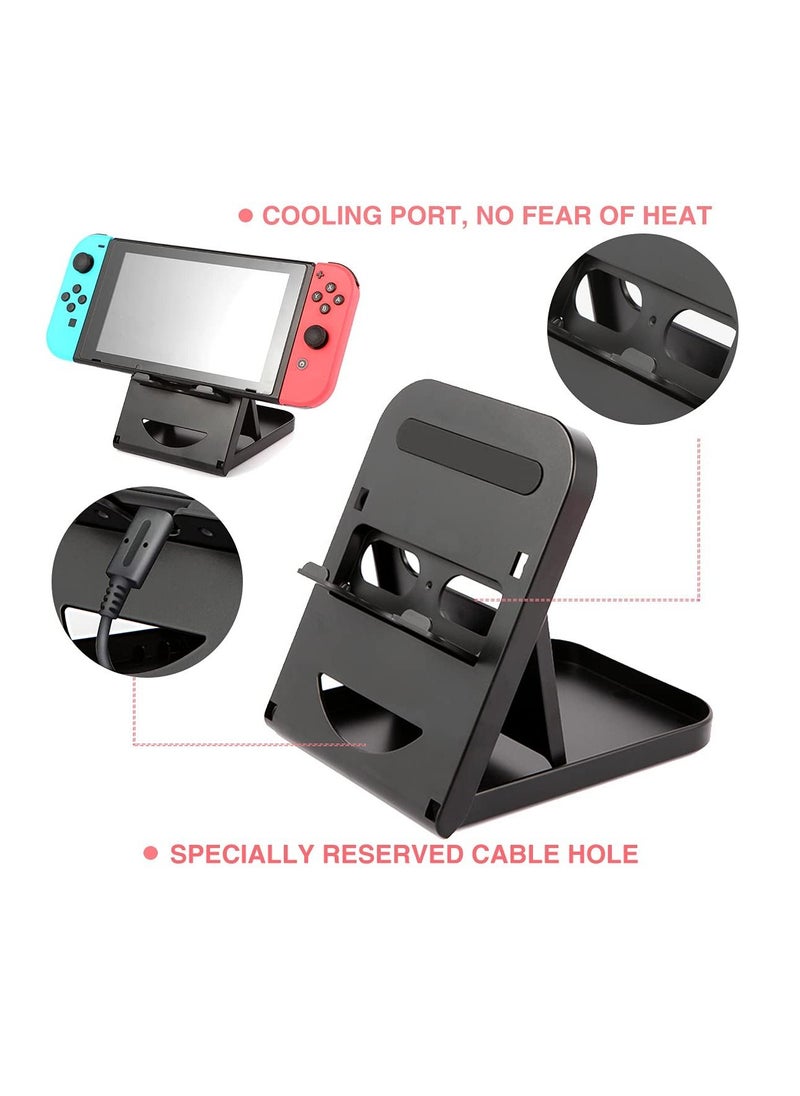SYOSI - Fit for Nintendo Switch Stand/ for Switch LITE Stand Foldable Adjustable and Portable table play stand for N-switch console playing and charging Compatible with for ipad/ for Mini/ for iPad Pro Air - Image 1