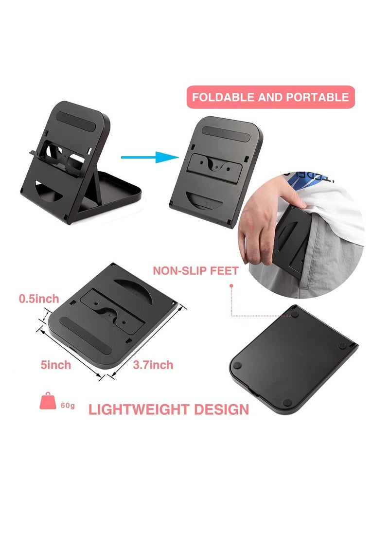 SYOSI - Fit for Nintendo Switch Stand/ for Switch LITE Stand Foldable Adjustable and Portable table play stand for N-switch console playing and charging Compatible with for ipad/ for Mini/ for iPad Pro Air - Image 1