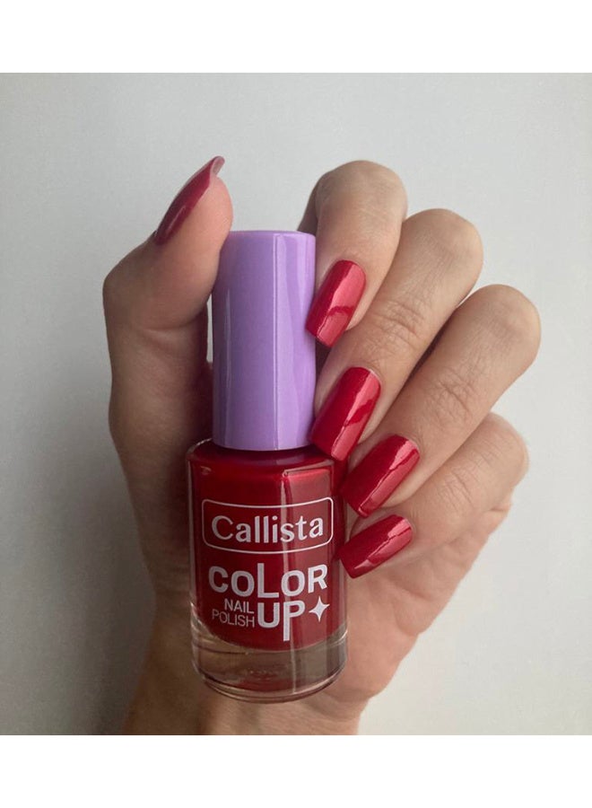 كاليستا طلاء أظافر ساطع 341 – لون جريء لامع، سريع الجفاف، نباتي وطويل الأمد - Image 2