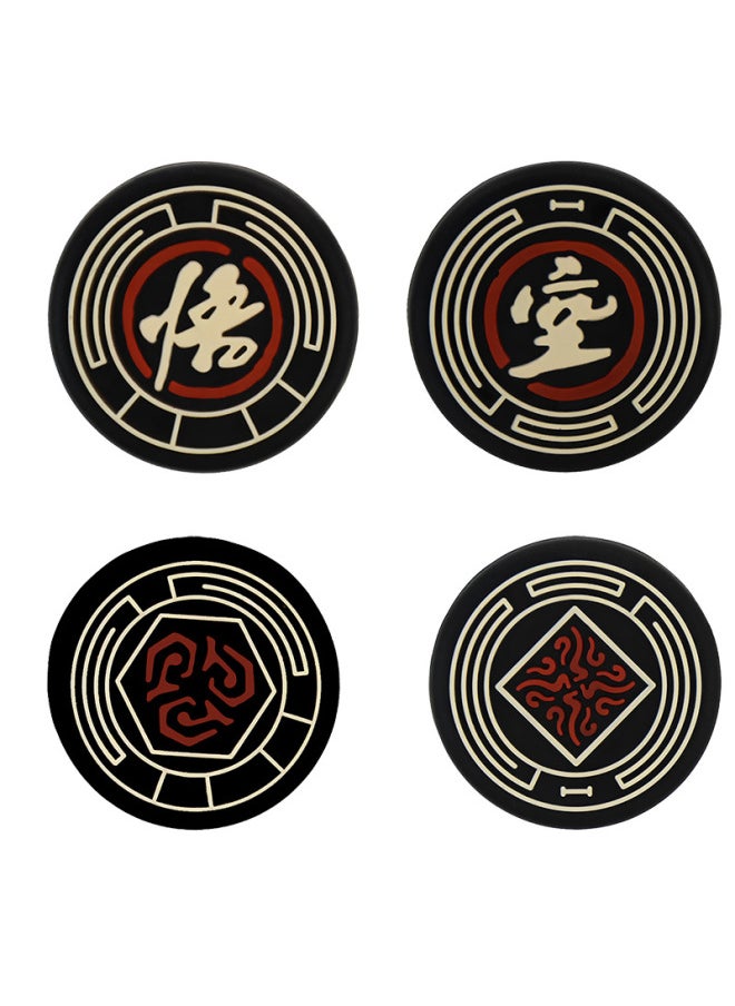 Generic Black Myth Wukong Silicone Rocker Cap For PS5/PS4 Handle Rocker Protective Cap Game Accessories-Product Color:Black Group  - Image 1