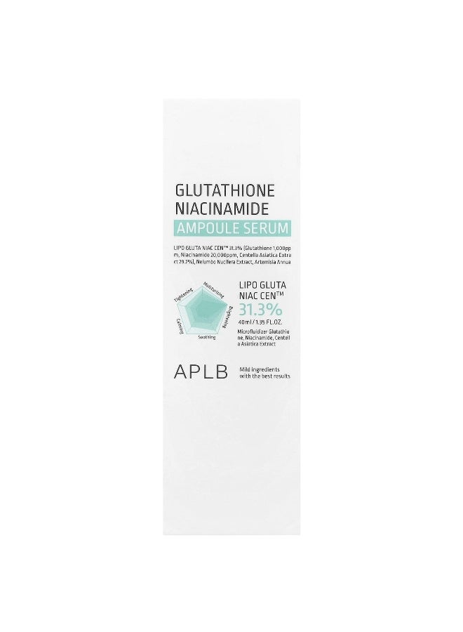 APLB APLB, Glutathione Niacinamide, Ampoule Serum, 1.35 fl oz (40 ml) - Image 2