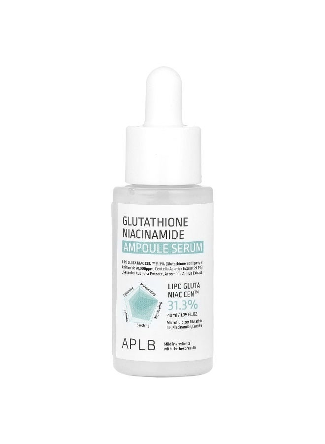 APLB APLB, Glutathione Niacinamide, Ampoule Serum, 1.35 fl oz (40 ml) - Image 1