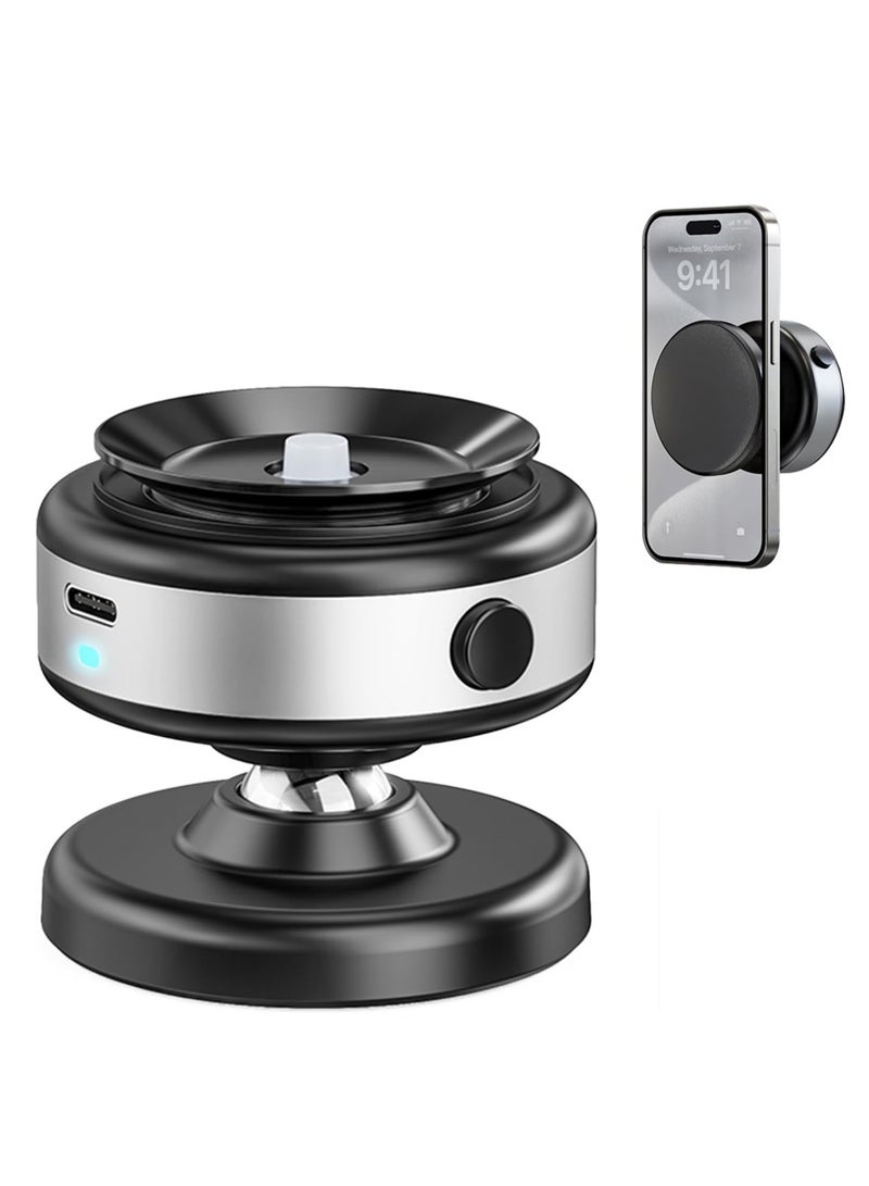 Car Suction Cup Phone Holder Vacuum Adsorption Phone Tablet ，Vacuum HandsFree Magnetic Suction Phone Mount,for Car, Dashboard, Windshield，Gym, Kitchen - Image 4