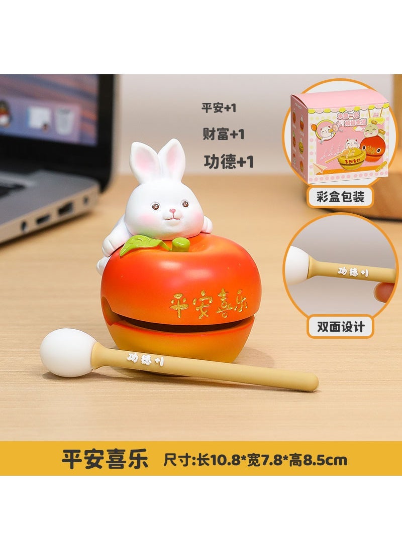 Cute Emotion Lotus Figurine Desk Decor Ping An Joy [Meng Chong]] 
